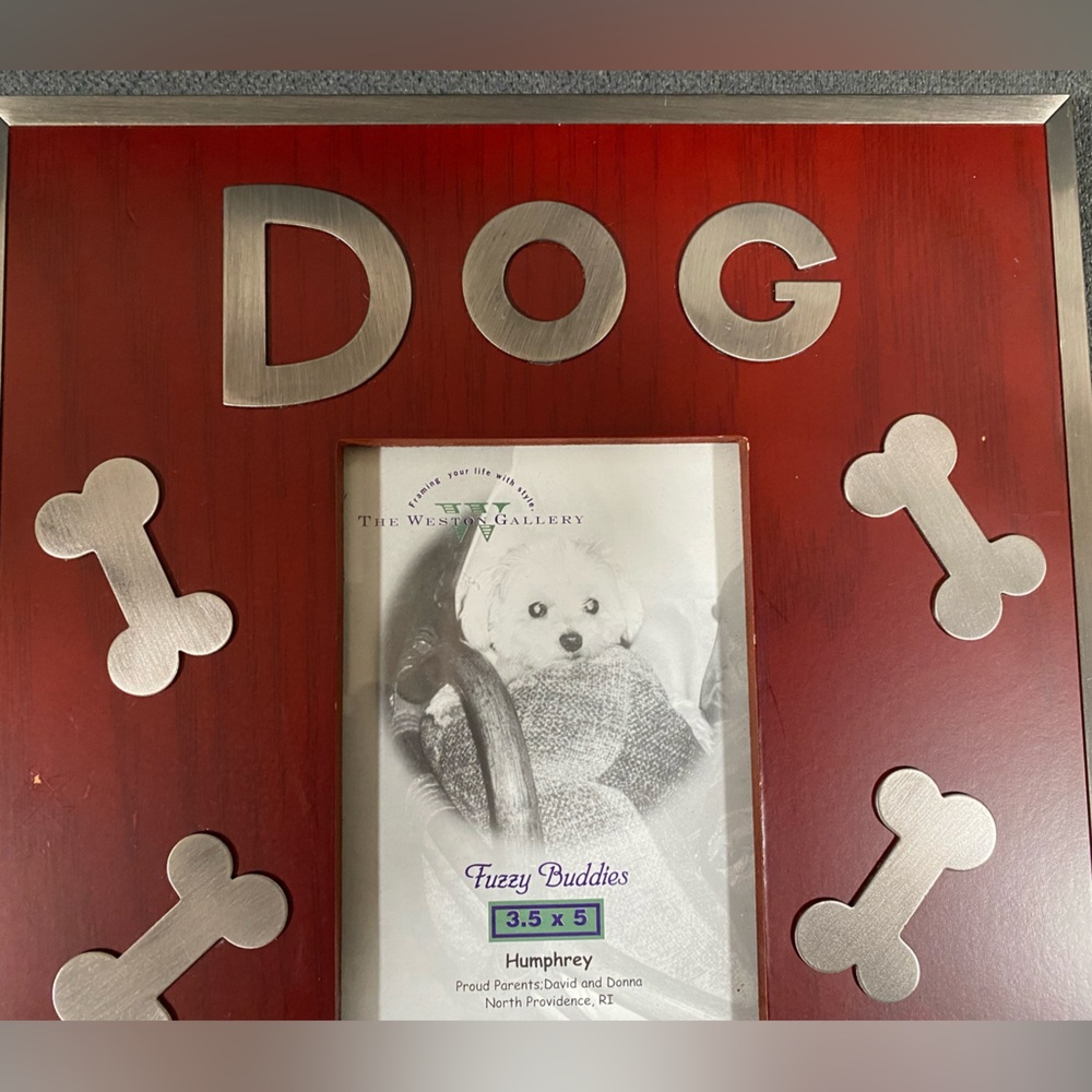 ⭐️The Weston Gallery Cherry Wood DOG Photo Frame - Picture 13 of 13